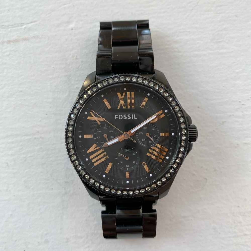 Fossil Black Ceramic Watch